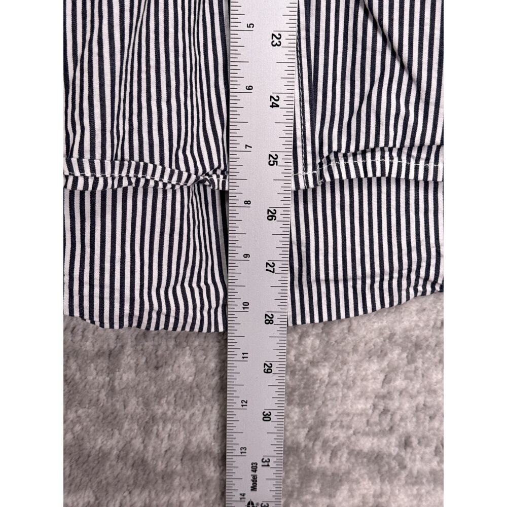 J Crew Etienne Oversized Shirt XXS Womens Oxford Striped Long Sleeve - Picture 6 of 9